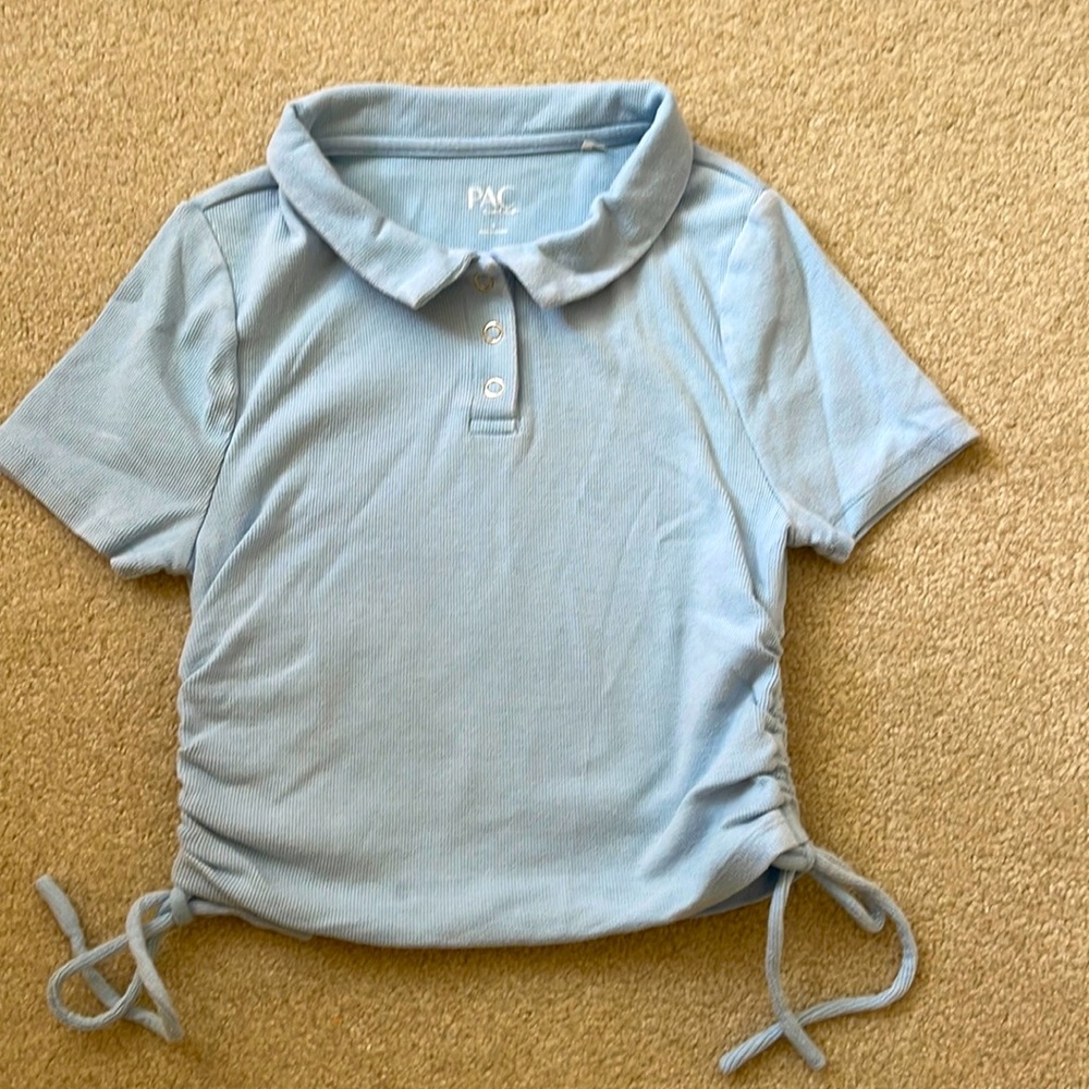 PacSun blue collard shirt size small